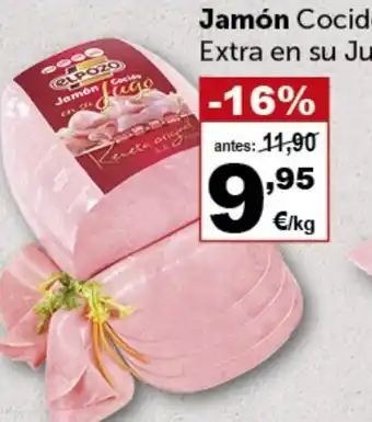 Masymas Jamón Cocido Extra en su Jugo oferta