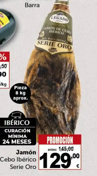 Masymas Jamón Cebo Ibérico Serie Oro oferta