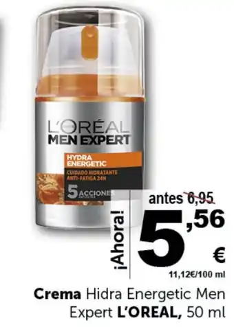 Masymas Crema Hidra Energetic Men Expert L'OREAL, 50 ml oferta
