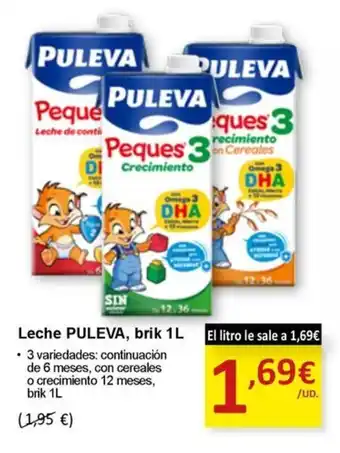 SPAR Leche PULEVA, brik 1L oferta