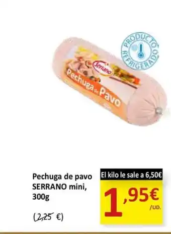 SPAR Pechuga de pavo SERRANO mini 300g oferta