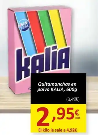 SPAR Quitamanchas en polvo KALIA, 600g oferta
