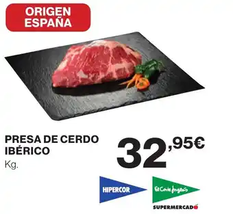Hipercor PRESA DE CERDO IBÉRICO oferta