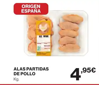 Hipercor ALAS PARTIDAS DE POLLO oferta