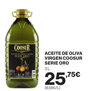 Hipercor ACEITE DE OLIVA VIRGEN COOSUR SERIE ORO oferta