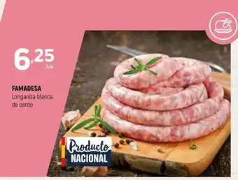 Coviran FAMADESA Longaniza blanca de cerdo oferta
