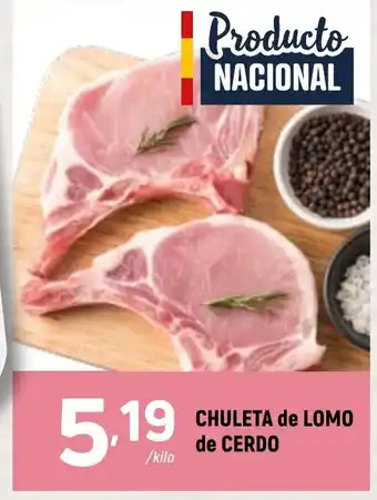 Coviran CHULETA de LOMO de CERDO oferta