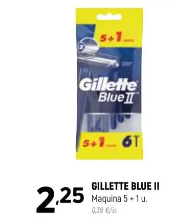 Coviran GILLETTE BLUE II Maquina 5 + 1 u. oferta