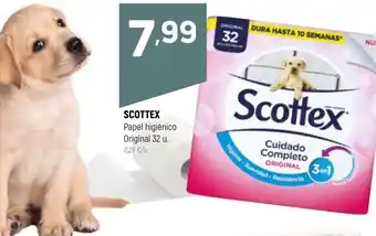 Coviran SCOTTEX Papel higiénico Original 32 u. oferta