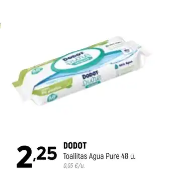 Coviran DODOT Toallitas Agua Pure 48 u oferta