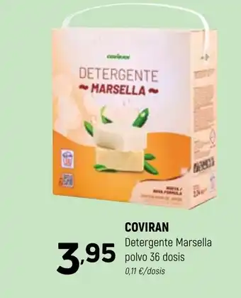 Coviran COVIRAN Detergente Marsella polvo 36 dosis oferta