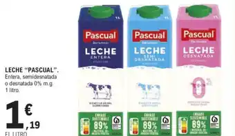 E.Leclerc LECHE "PASCUAL". oferta