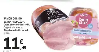 E.Leclerc JAMÓN COCIDO EXTRA "ELPOZO". oferta
