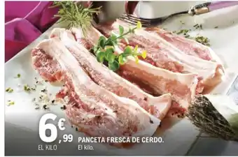 E.Leclerc PANCETA FRESCA DE CERDO. oferta