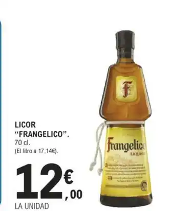 E.Leclerc LICOR "FRANGELICO". oferta