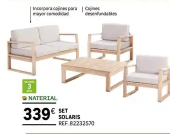 Leroy Merlin Naterial Set Solaris oferta