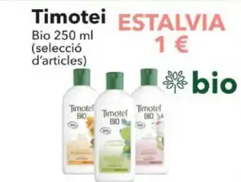 Clarel Timotei Bio 250ml (selecció D'articles) oferta