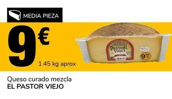 Supeco Queso curado mezcla el pastor viejo oferta