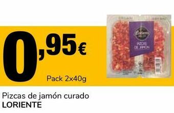 Supeco Pizcas de jamón curado loriente oferta