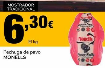 Supeco Pechuga de pavo monells oferta