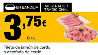 Supeco Filete de jamón de cerdo o estofado de cerdo oferta