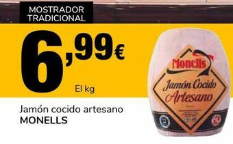 Supeco Jamón cocido artesano monells oferta