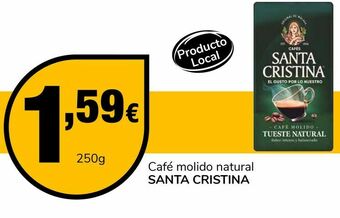 Supeco Café molido natural santa cristina oferta