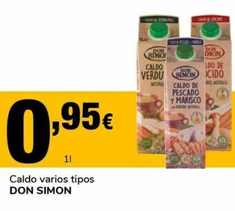 Supeco Caldo varios tipos don simon oferta