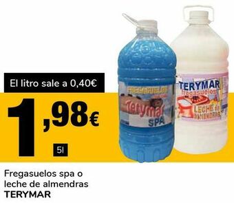 Supeco Fregasuelos spa o leche de almendras terymar oferta