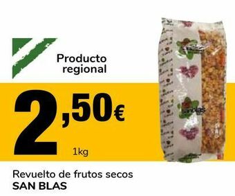 Supeco Revuelto de frutos secos san blas oferta