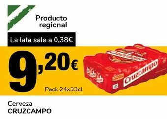 Supeco Cerveza cruzcampo oferta