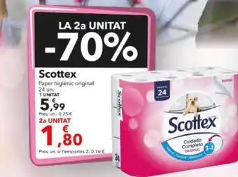 Clarel Scottex Paper Higiènic Original 24un. oferta
