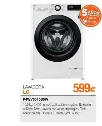 Expert Lavadora F4wv3010s6w oferta