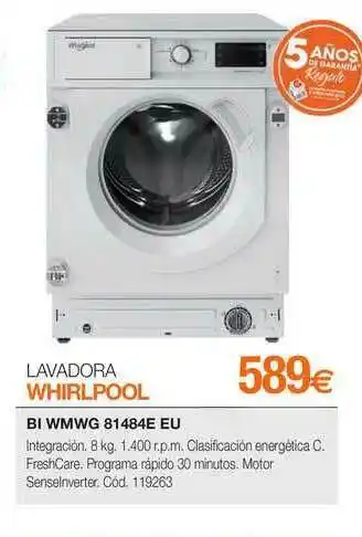 Expert Lavadora Whirlpool Bi Wmwg 81484e Eu oferta
