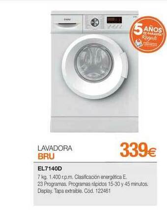 Expert Lavadora Bru oferta