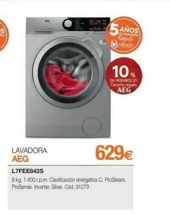 Expert Lavadora Aeg oferta