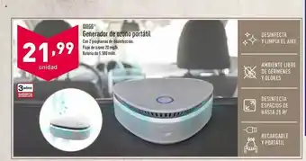 ALDI Quigg Generador De Ozono Portátil oferta