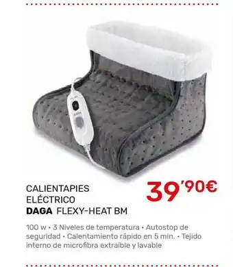 Calientapies Eléctrico Daga Flexy-heat Bm