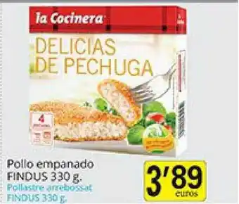 Supermercados Bip Bip Pollo Empanado Findus 330g oferta