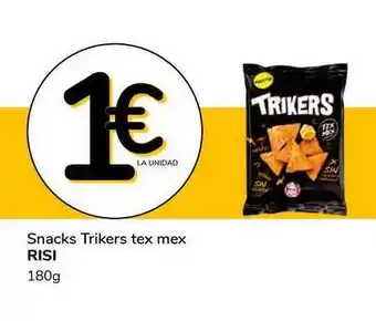 Supeco Snacks Trikers Tex Mex Risi 180g oferta