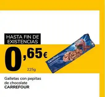 Supeco Galletas Con Pepitas De Chocolate Carrefour oferta