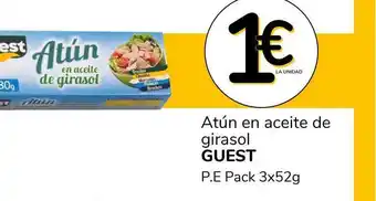 Supeco Atún En Aceite De Girasol Guest 3x57g oferta
