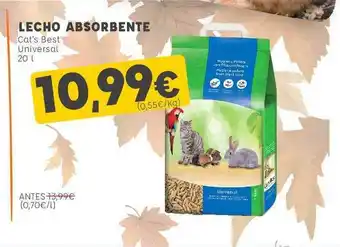Kiwoko Lecho Absorbente Cat's Best Universal 20l oferta