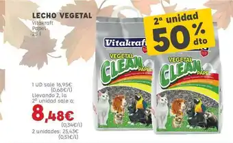 Kiwoko 2a Unidad 50% Dto Lecho Vegetal Vitakraft Papel 25l oferta