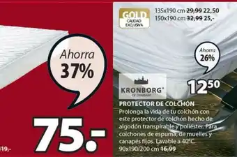 JYSK Protector De Colchón Kronborg oferta