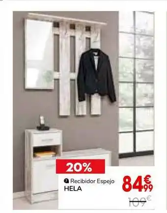 Conforama Recibidor Espejo Hela oferta