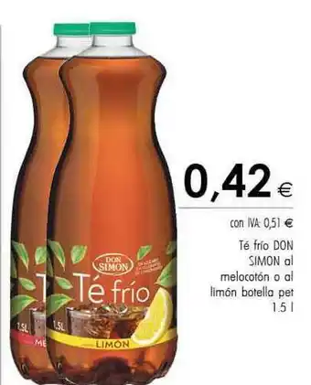 Cash Ifa Té Frio Don Simon Al Melocotón O Al Limón oferta