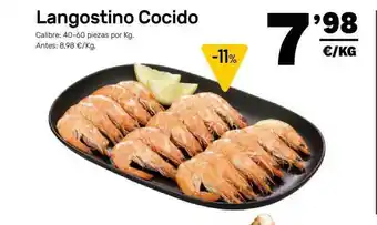 AhorraMas Langostino Codido oferta