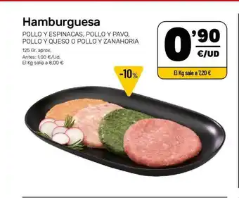 AhorraMas Hamburguesa oferta