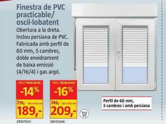 Bauhaus Finestra De Pvc Practicable Oscil-lobatent oferta